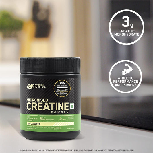 Optimum Nutrition Micronized Creatine Powder | Unflavoured| 100g
