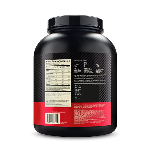 Optimum Nutrition (ON) Gold Standard 100% Whey Protein Powder 1.7 Kg (Double Rich Chocolate), 55 Serves, for Muscle Support & Recovery, Vegetarian – Primary Source Whey Isolate