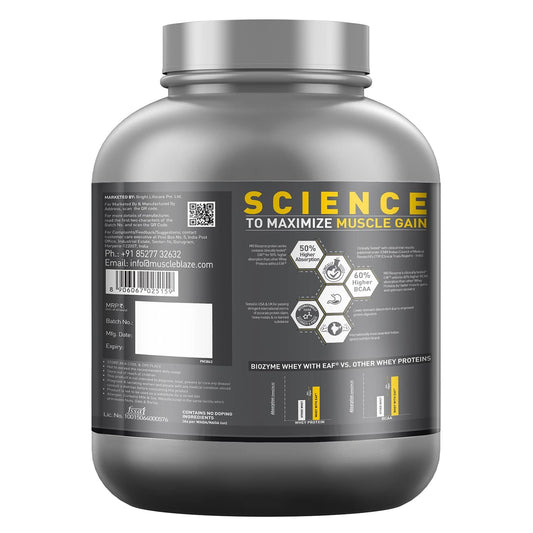 MuscleBlaze Biozyme Iso-Zero (Ice Cream Chocolate, 2 kg)