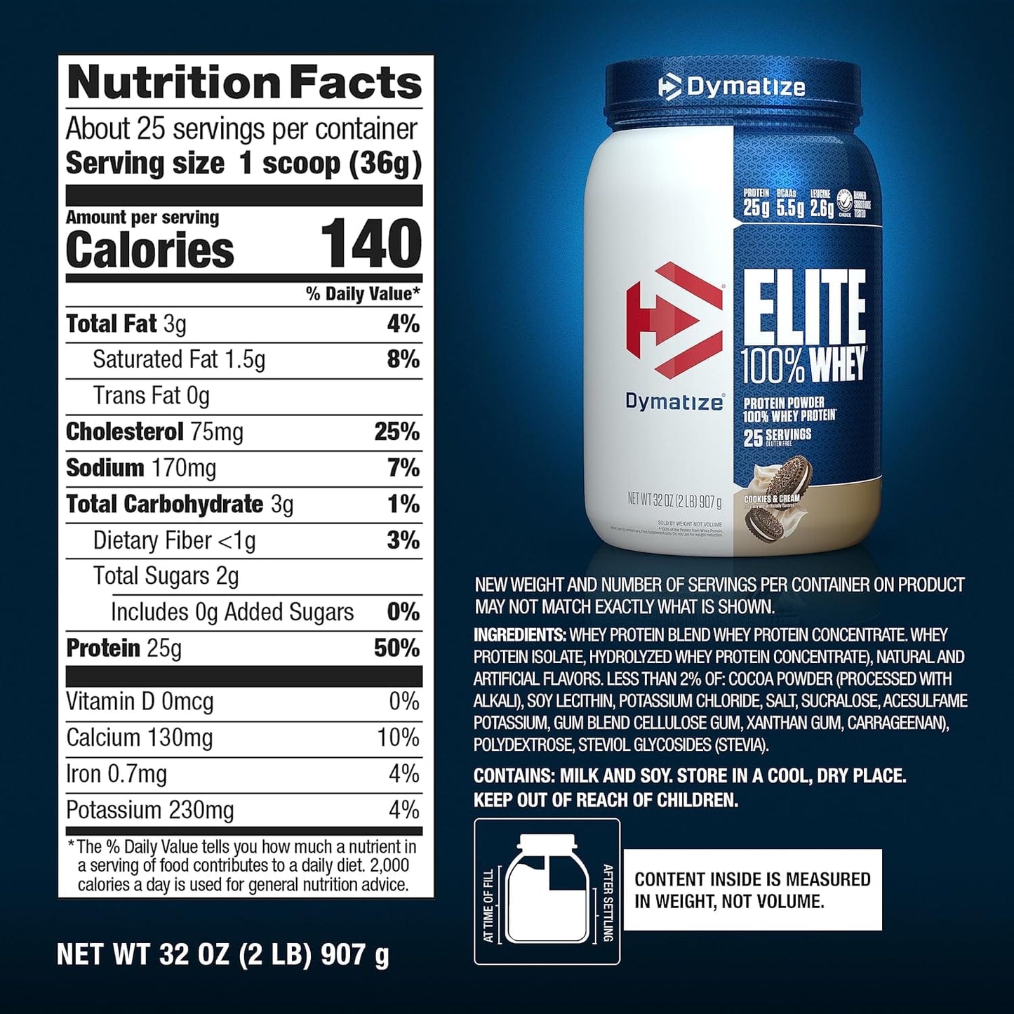 Dymatize Elite 100% Whey 5 lbs