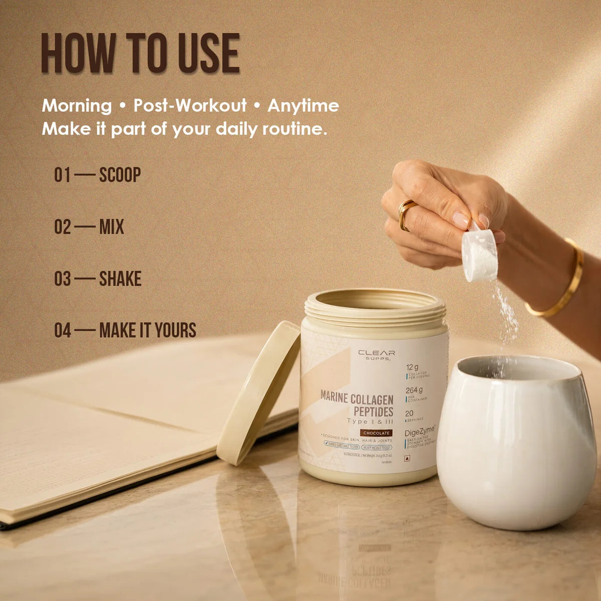 CLEARSUPPS MARINE COLLAGEN PEPTIDES