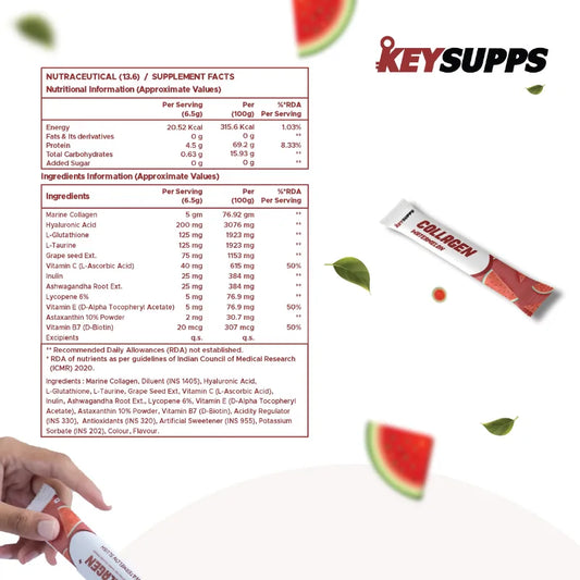 KeySupps Collagen Plus – Watermelon (14 Serving)