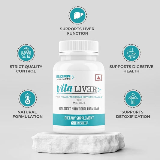 Born Athlete VITA LIVER | Advanced Liver Vitality & Health Support Formula