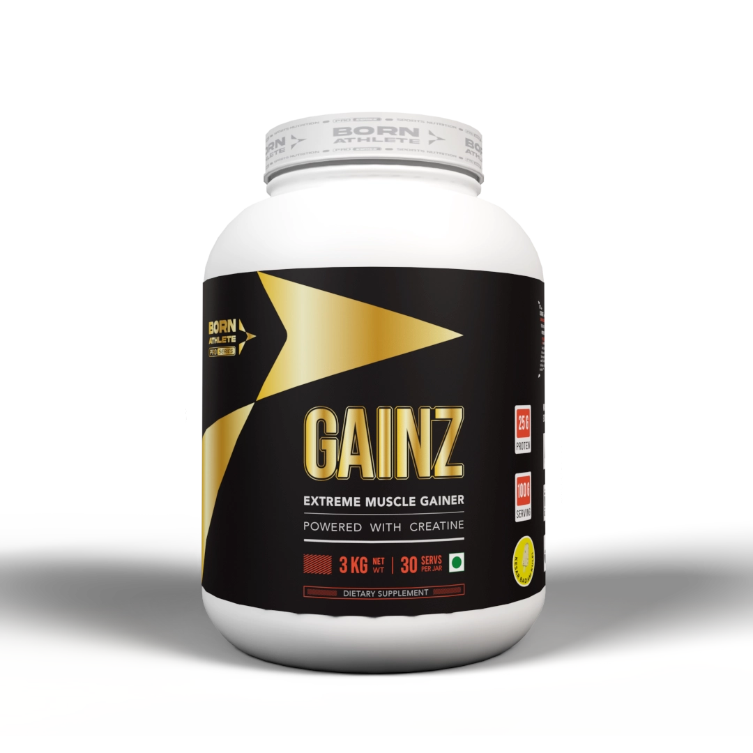 Born Athlete Gainz - Extreme Muscle Gainer | Creatine & Amino Acids