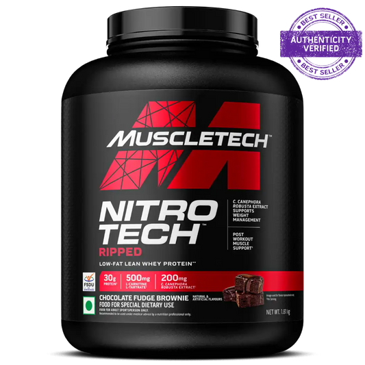 MuscleTech™ Nitro-Tech™ Ripped Whey Protein Powder 1.72kg , 907g