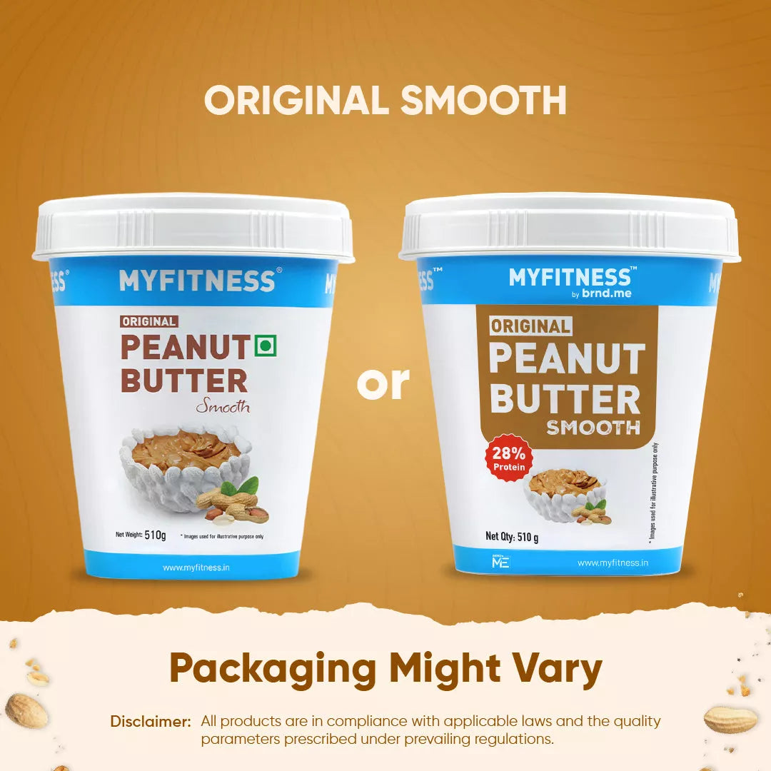 MyFitness Peanut Butter - Original | 28% Protein | Smooth | Classic Peanut Butter Spread