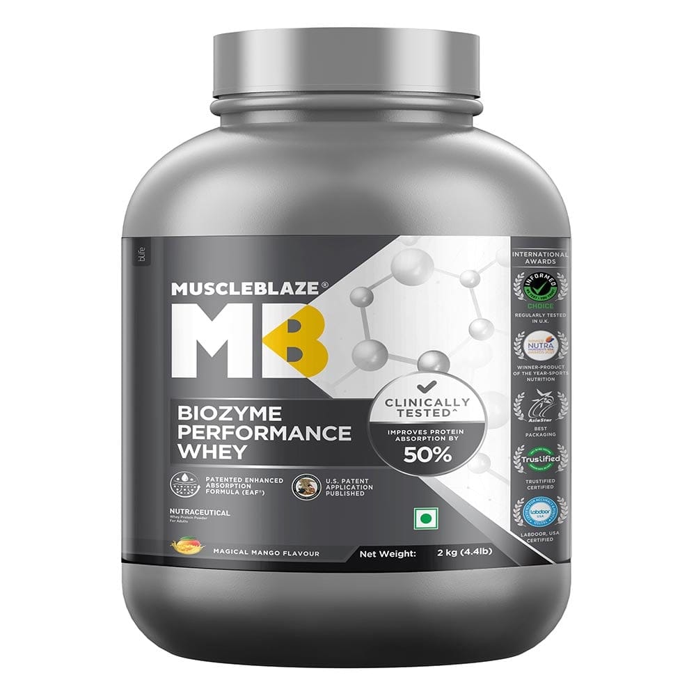 MuscleBlaze Biozyme Performance Whey 2 kg