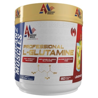 Americanz Muscles Professional L-Glutamine, 300 g (0.66 lb)
