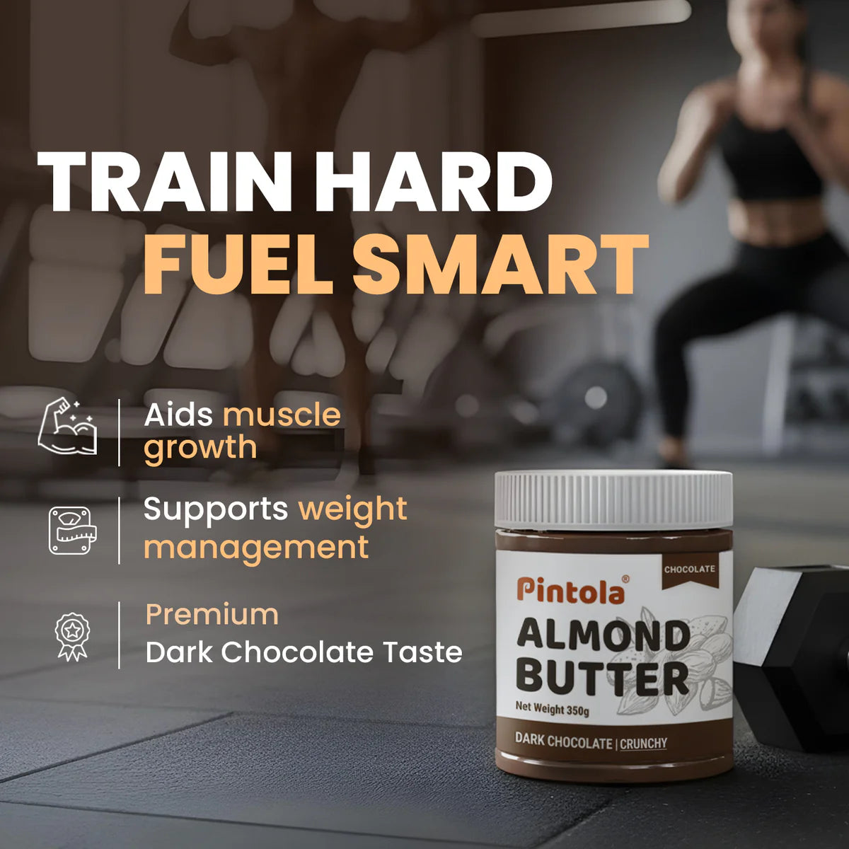 Pintola Dark Chocolate Almond Butter