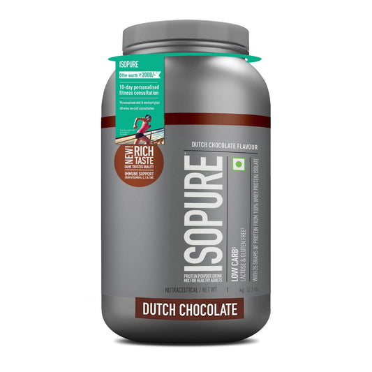 Isopure Low Carb Whey Protein Isolate Powder 1 Kg