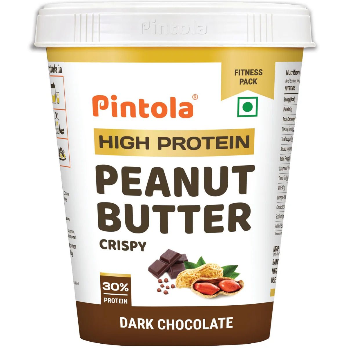 Pintola Crispy High Protein Dark Chocolate Peanut Butter