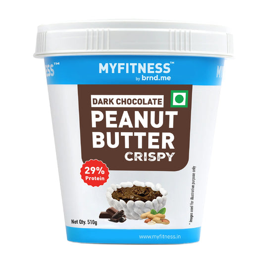 MyFitness Peanut Butter - Dark Chocolate | 29% Protein | Crispy | Rich Chocolate Peanut Butter Spread
