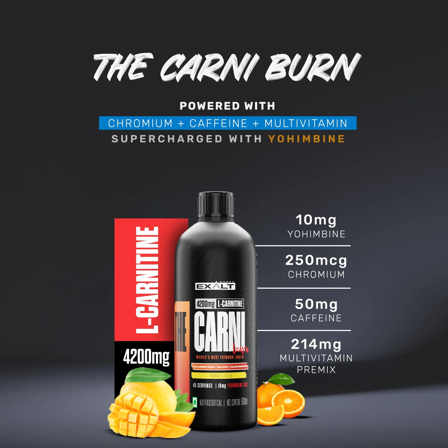 Exalt Supps Carni Burn L Carnitine