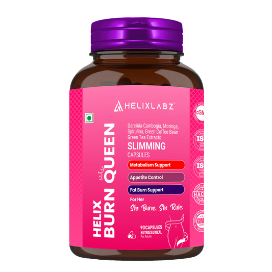 Burn Queen Slimming Capsules for Women (90 Veg Capsules)