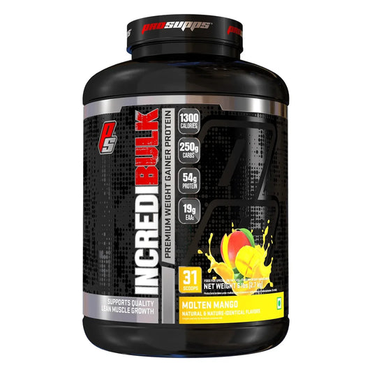 ProSupps Incredible Bulk Muscle Gainer 3kg | High-Calorie Mass & Strength Support