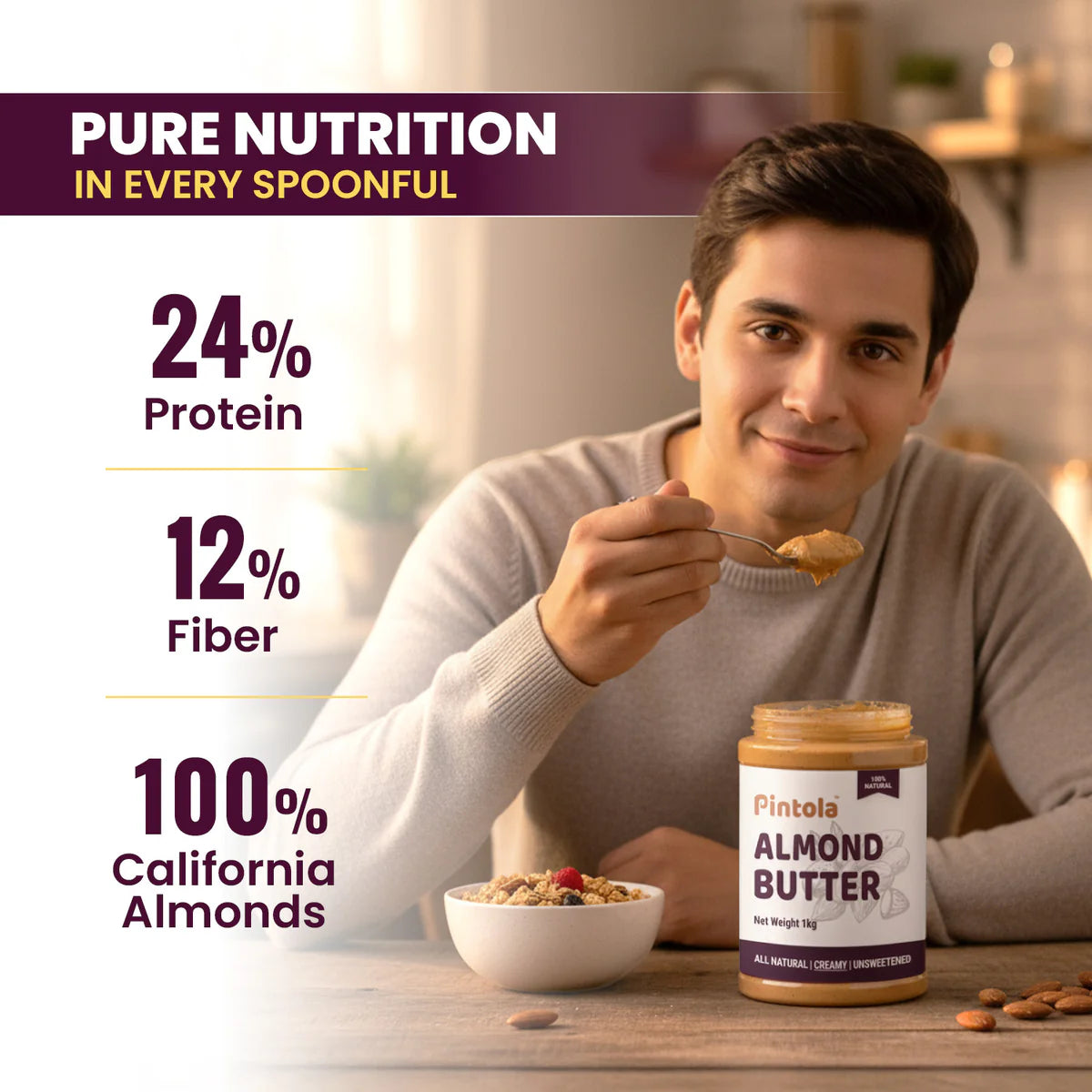 Pintola All Natural Almond Butter