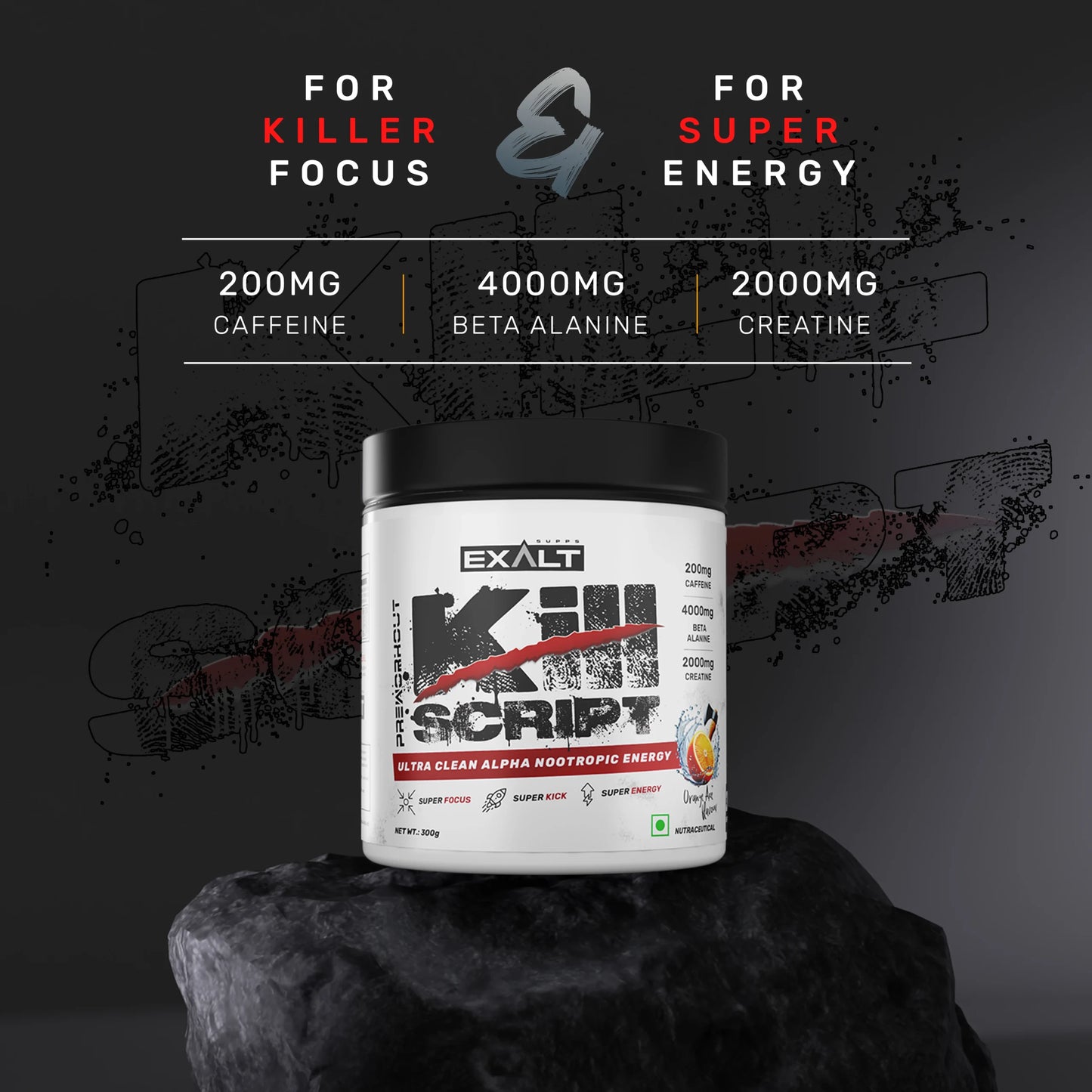 Exalt Supps The Kill Script Preworkout  30 servings