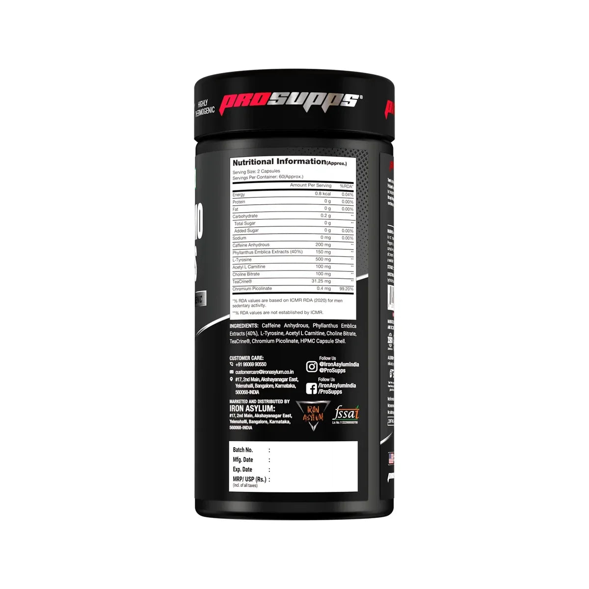 Prosupps Thermo Caps | Thermogenic Fat Burner & Metabolism Support
