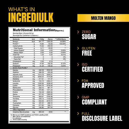 ProSupps Incredible Bulk Muscle Gainer 3kg | High-Calorie Mass & Strength Support