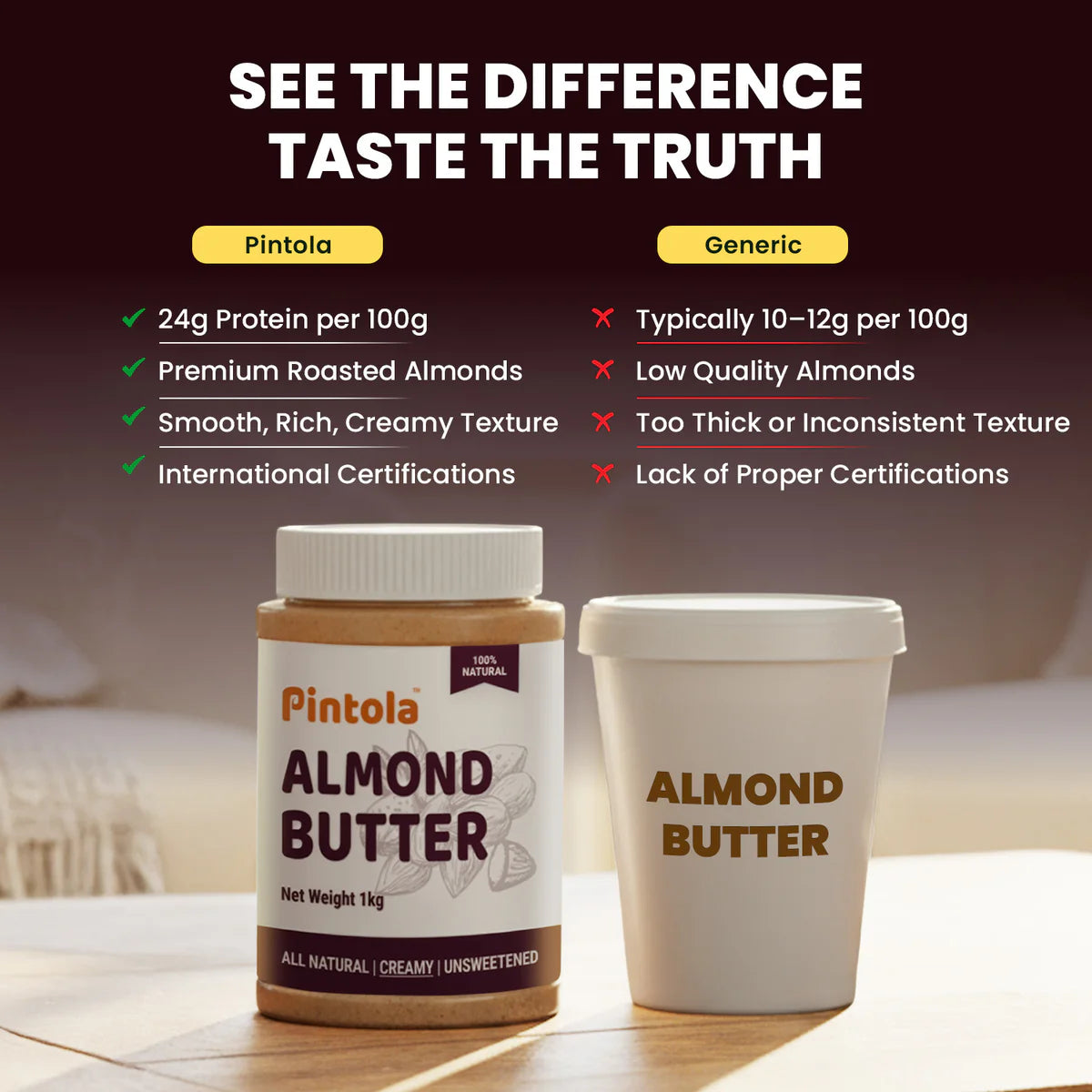 Pintola All Natural Almond Butter