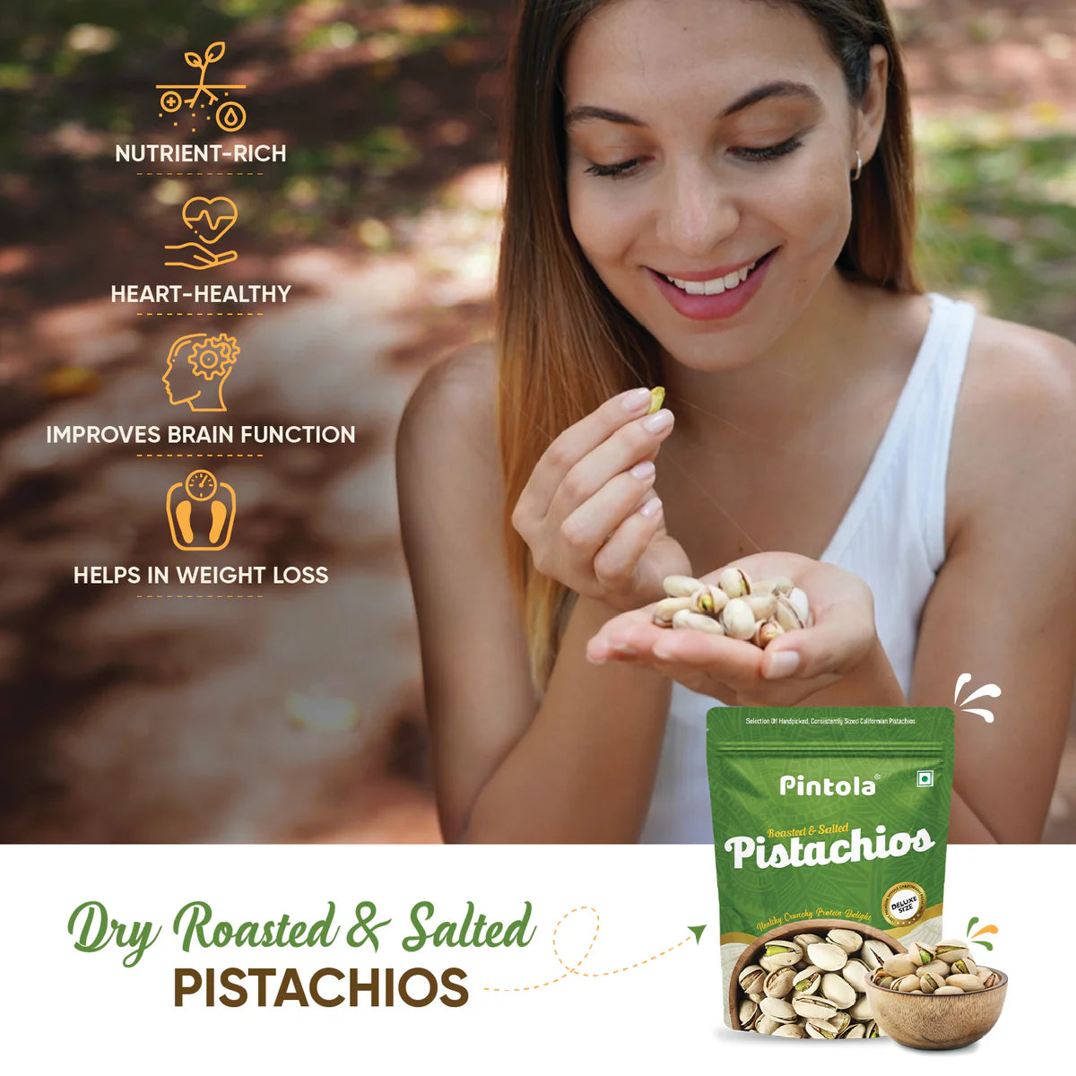 Pintola Premium Roasted & Salted Pistachios