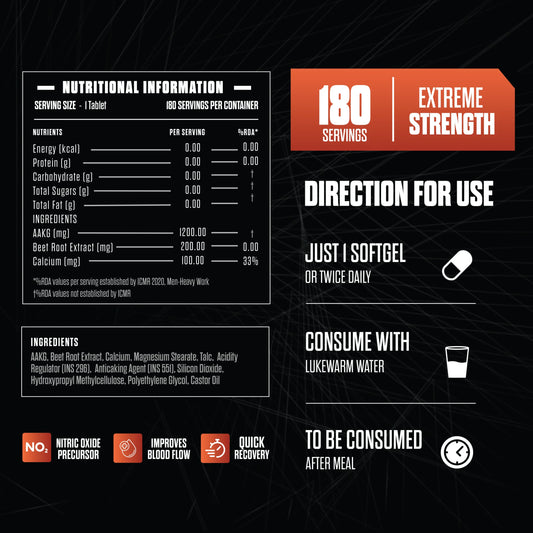 Exalt Supps Vessel X  Unflavoured  180 Servings