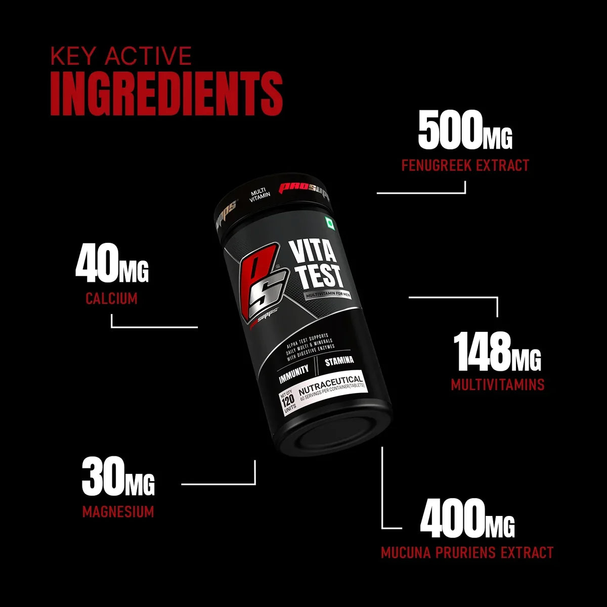 Prosupps Vita Test | Testosterone Support & Men’s Vitality Formula