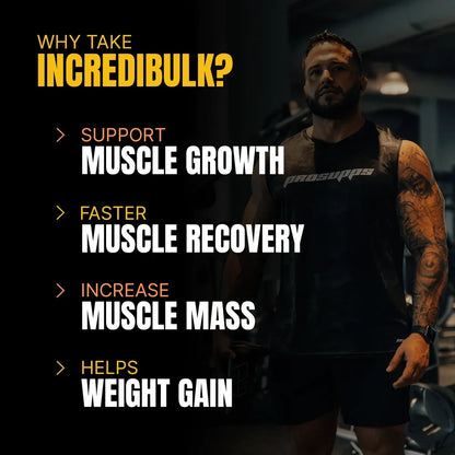 ProSupps Incredible Bulk Muscle Gainer 3kg | High-Calorie Mass & Strength Support