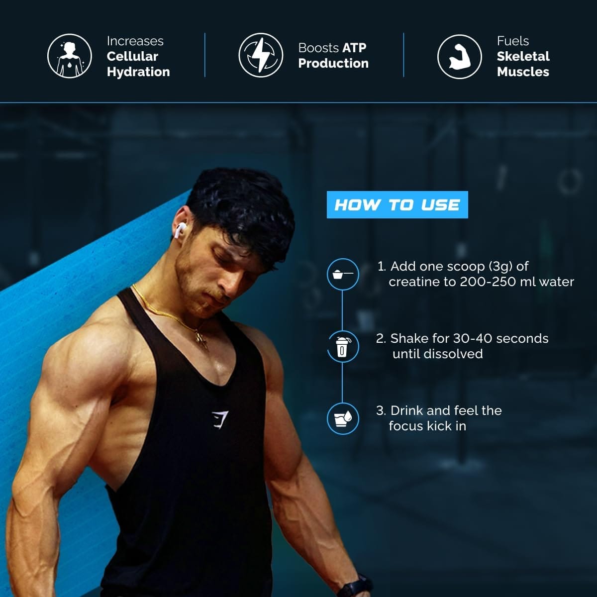 Wellcore Pure Micronised Creatine Monohydrate Powder 100g