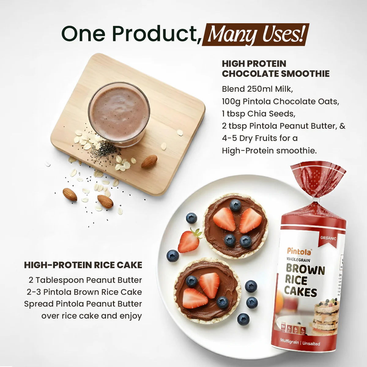 Pintola Crispy High Protein Dark Chocolate Peanut Butter