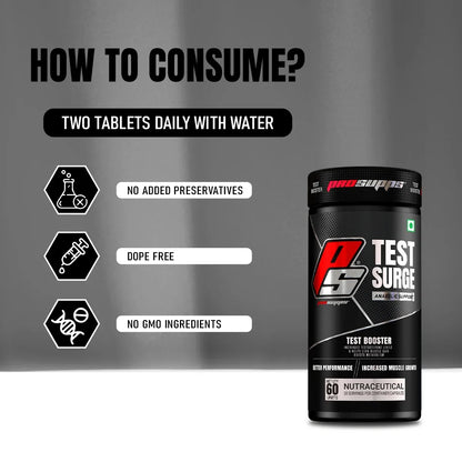 Prosupps Test Surge Caps | Testosterone Support & Strength Formula