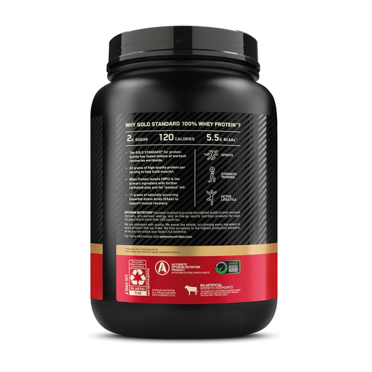 Optimum Nutrition (ON) Gold Standard 100% Whey Protein Powder – 5 lbs, 2.27 kg (Double Rich Chocolate), Primary Source Isolate,For Men and Women