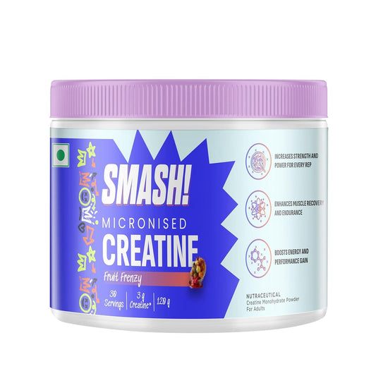 SMASH Micronised Creatine Monohydrate Powder  320 Grams