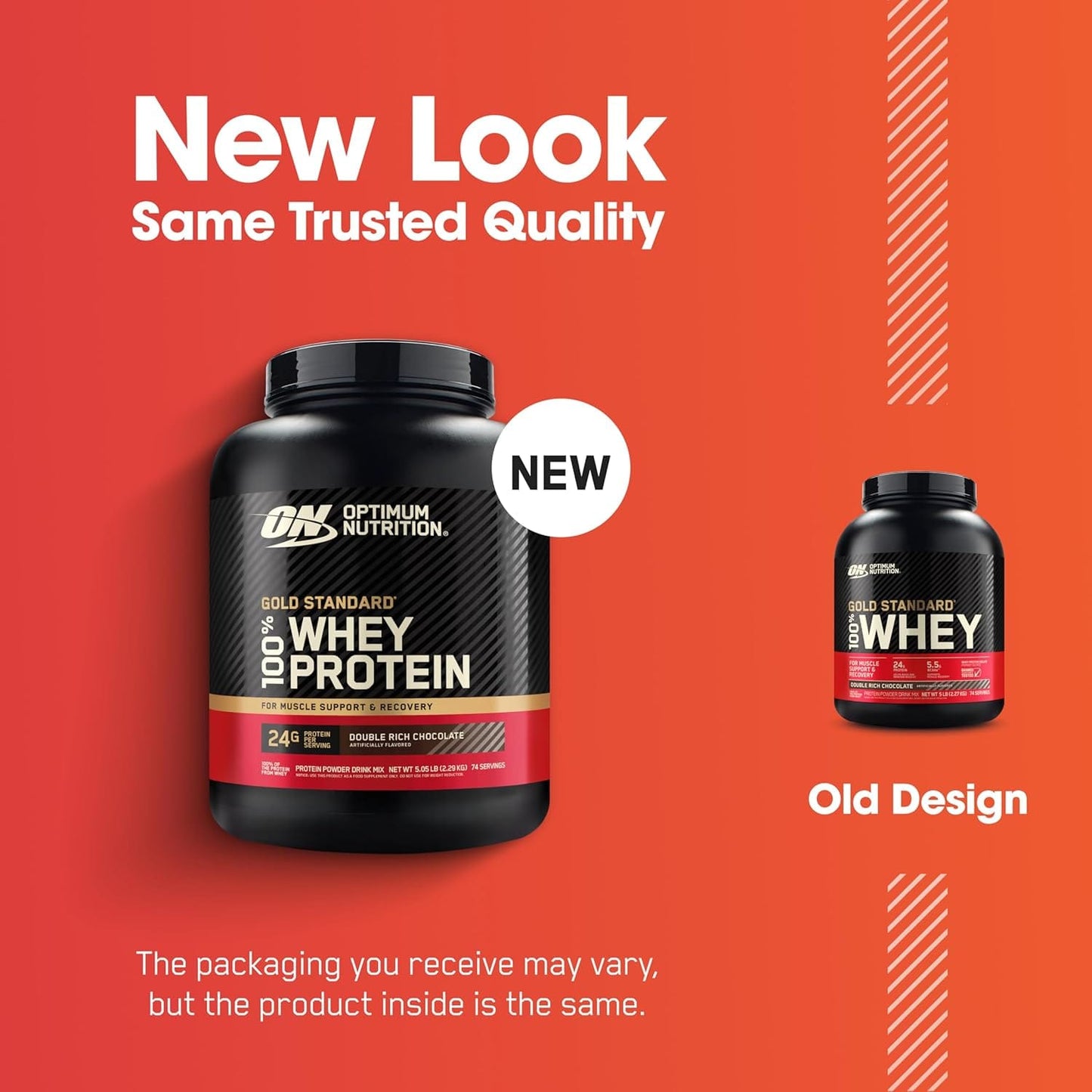 Optimum Nutrition (ON) Gold Standard 100% Whey Protein Powder – 5 lbs, 2.27 kg (Double Rich Chocolate), Primary Source Isolate,For Men and Women