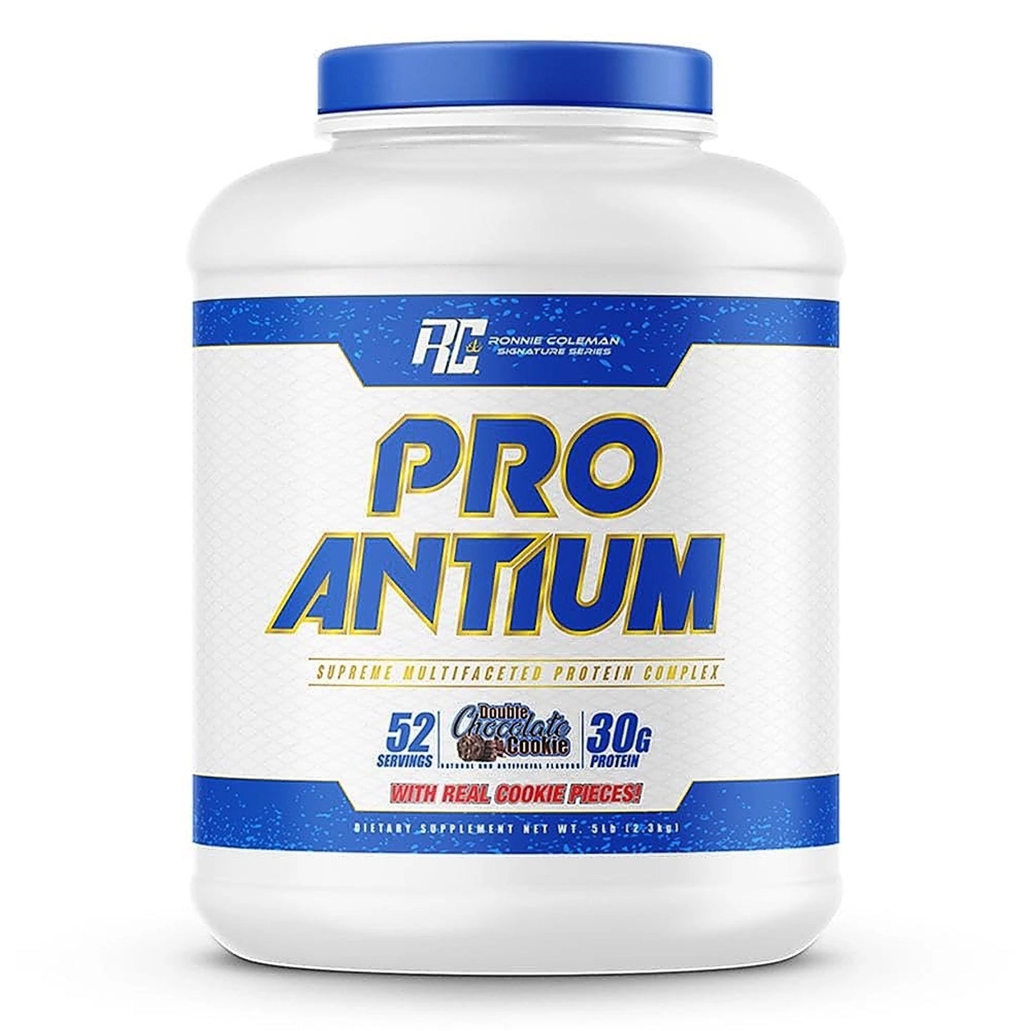 Ronnie Coleman Pro Antium – Multi-Source Protein Blend for Muscle Strength & Recovery – Double Chocolate Cookies, 2.27 KG