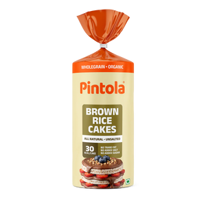 Pintola Organic Wholegrain Brown Rice Cakes