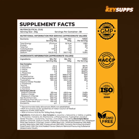 KeySupps EAA Maximus (Orange)