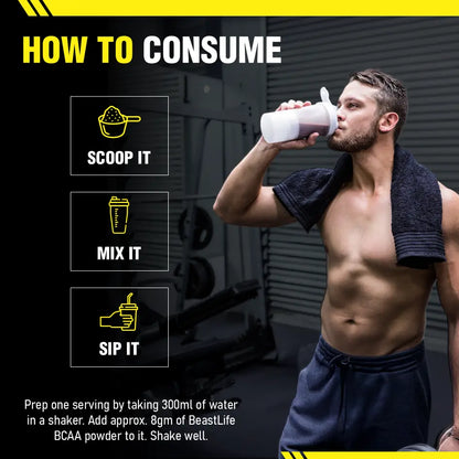 Born Athlete Advanced Leucine – Born BCAA with Unique 4:1:1 Ratio