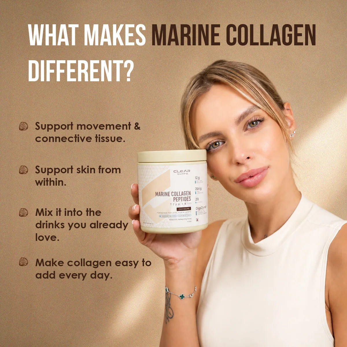CLEARSUPPS MARINE COLLAGEN PEPTIDES