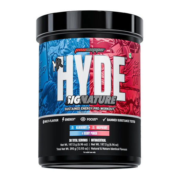 Prosupps Hyde Signature Pre Workout |Dual Tub| Try 3 Amazing Flavor in One Box