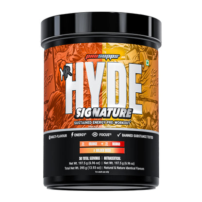 Prosupps Hyde Signature Pre Workout |Dual Tub| Try 3 Amazing Flavor in One Box