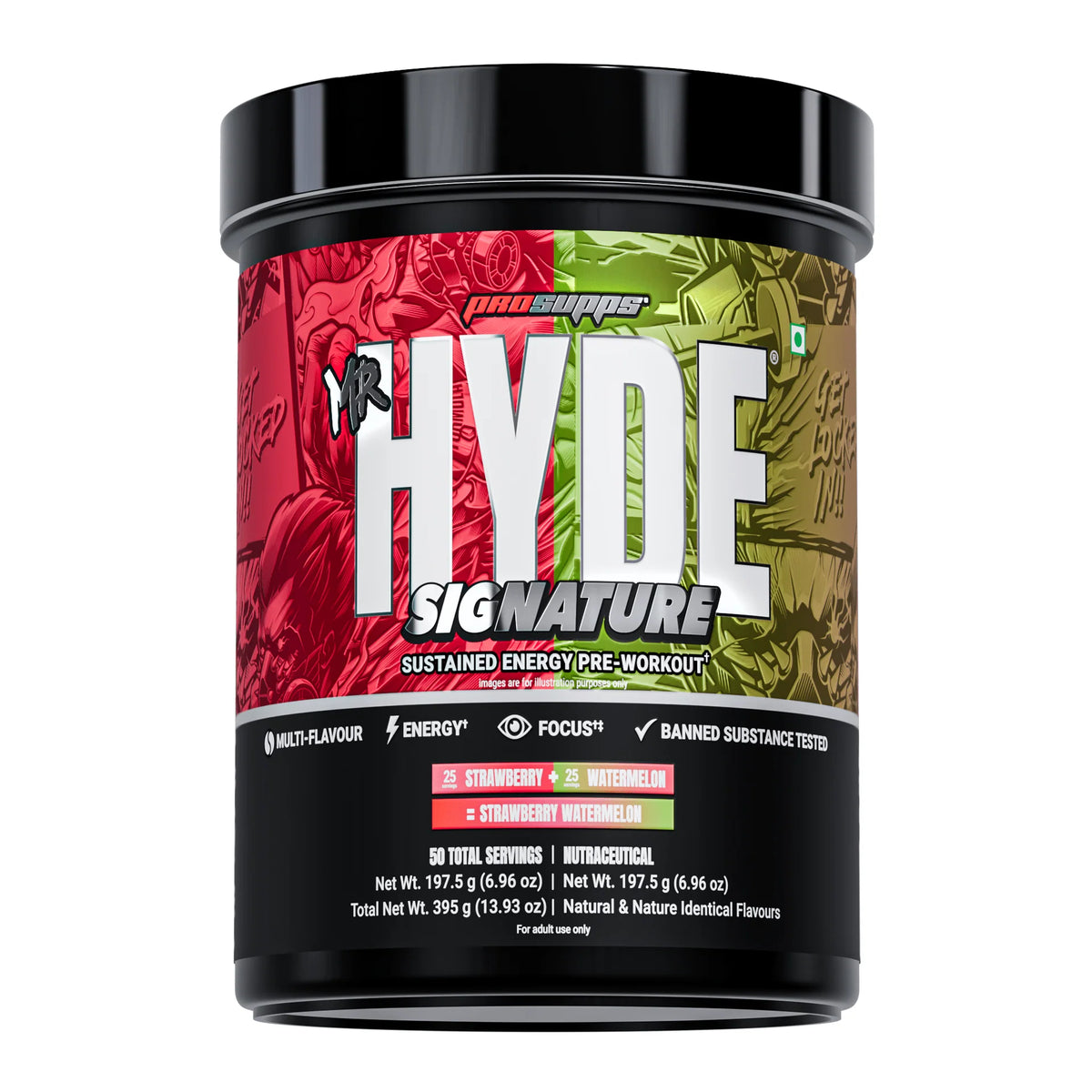Prosupps Hyde Signature Pre Workout |Dual Tub| Try 3 Amazing Flavor in One Box