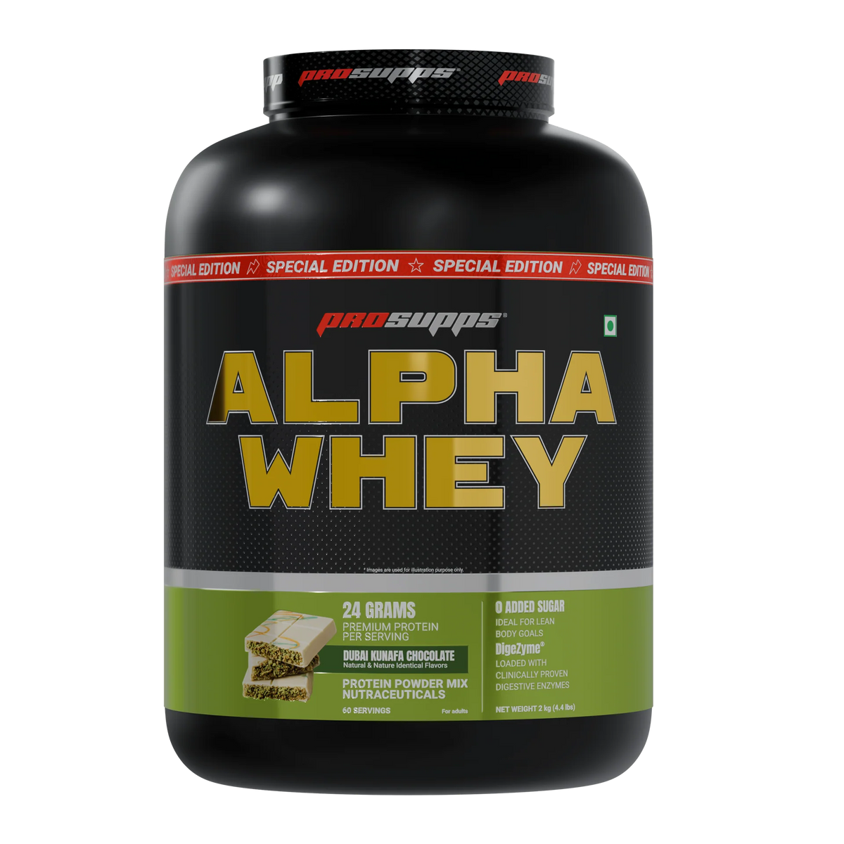 Prosupps Alpha Whey Protein Powder 1.98kg | Muscle Growth & Recovery Support