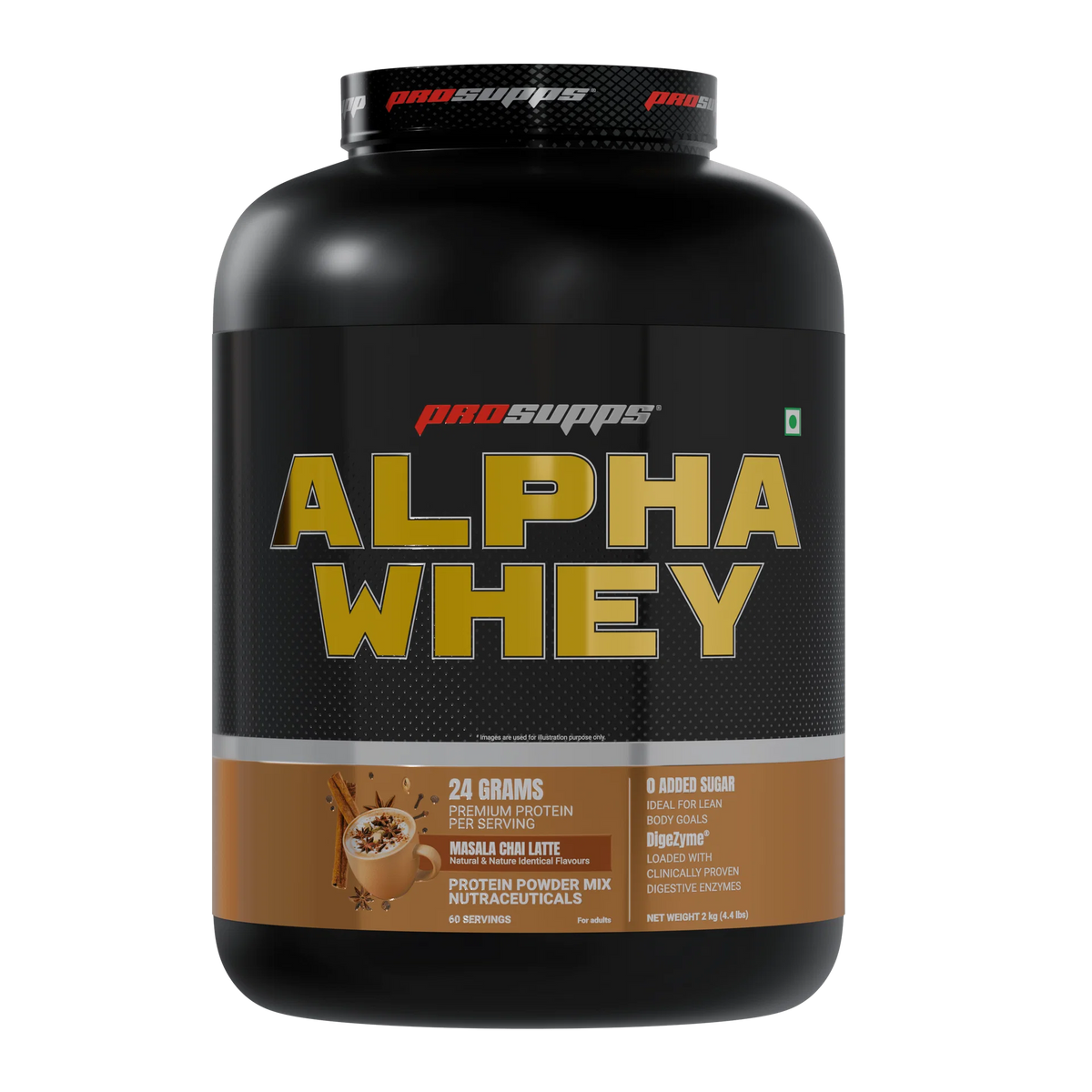Prosupps Alpha Whey Protein Powder 1.98kg | Muscle Growth & Recovery Support