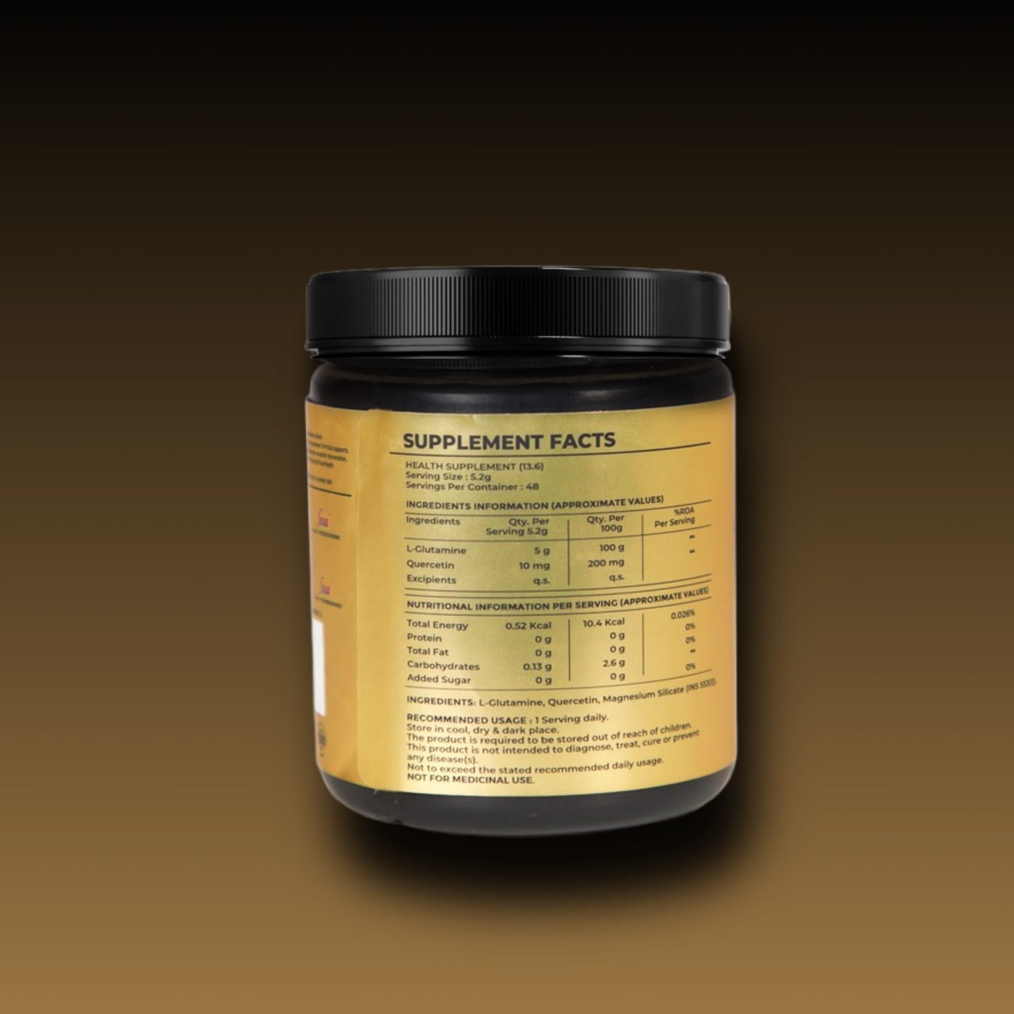 KeySupps L-Glutamine (48 Serving)