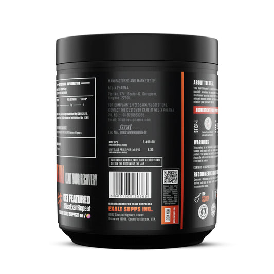 Exalt Supps Heal L Glutamine 0.66 lbs Raw Unflavoured