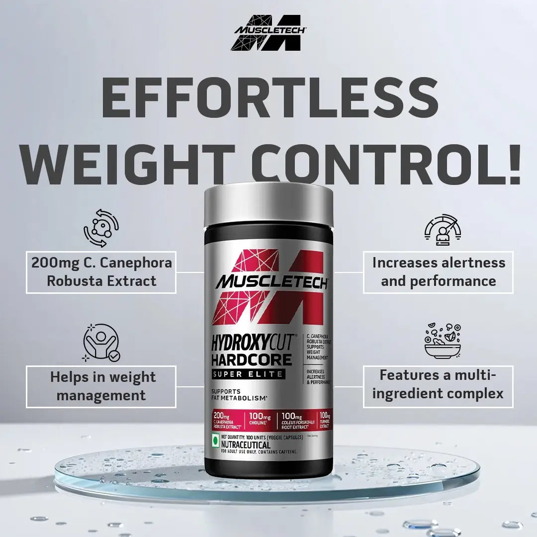 Muscletech Hydroxycut Hardcore Super Elite 100 Caps