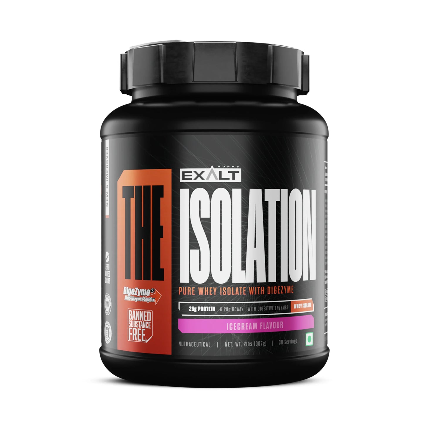 Exalt Supps The Isolation Pure Whey Protein Isolate