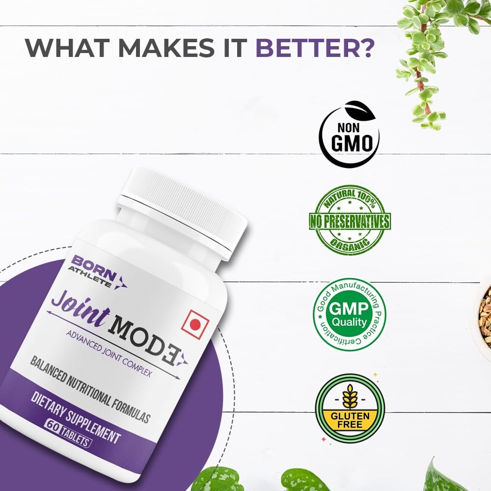 Born Athlete JOINT MODE | Keep Your Joints Strong, Flexible, and Ready for Action I Advanced Formula