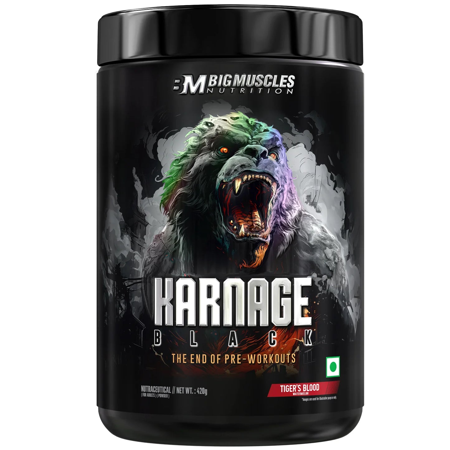 Big Muscles Nutrition Karnage Black  420 g